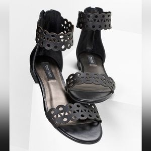 Georgia cut out flat sandals